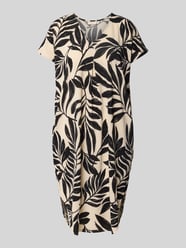 Knielanges Kleid mit V-Ausschnitt Modell 'Floi' von FREE/QUENT - 45
