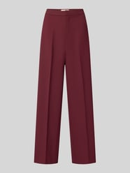 Wide Fit Hose mit Bügelfalten Modell 'Leya' von MOS MOSH Bordeaux - 24
