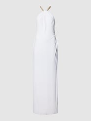 Abendkleid mit Neckholder Modell 'ZAKIYA' von Lauren Ralph Lauren Weiß - 30