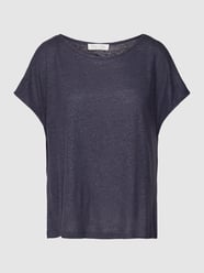 T-Shirt aus Viskose-Mix mit Rundhalsausschnitt von Christian Berg Woman Blau / Türkis - 41