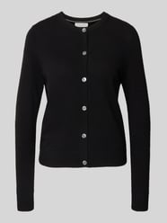 Kurtka z dzianiny z kaszmiru z okrągłym dekoltem od Christian Berg Woman - 32