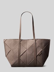 Henkeltasche mit Label-Detail Modell 'CARRYALL' von CK Calvin Klein Beige - 38