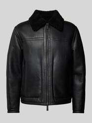 Lederjacke mit Teddyfutter Modell 'SHEARLING' von CK Calvin Klein Schwarz - 19