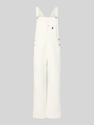 Vevesmundo Tuinbroek voor dames, katoen, linnen, losse baggy casual jumpsuits met zakken, EU 34, 36, 38, 40, 42, 44, 46, 48, 50, Blauw, 4XL