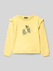 Sweatshirt mit gerippten Abschlüssen von Blue Seven - 23