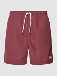 Badehose mit Label-Detail von REVIEW Bordeaux - 25