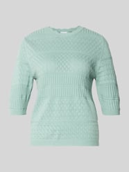 Sweter dzianinowy z rękawem 1/2 model 'MILOS' od VILA - 18