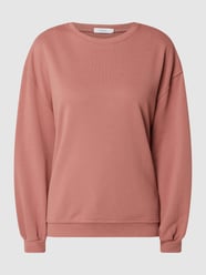 Bluza z obniżonymi ramionami model ‘Tatum’ od Noella Różowy - 9