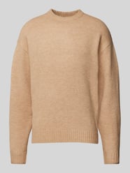 Strickpullover mit Rundhalsausschnitt Modell 'OLLIE' von Jack & Jones Beige - 33