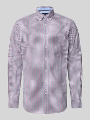 Regular Fit Freizeithemd mit Button-Down-Kragen von Christian Berg Men Bordeaux - 39