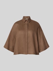 Bluzka lniana o pudełkowym kroju z rękawem o dł. 3/4 model 'RITO' od MM by Max Mara - 24