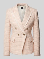 Blazer mit Strukturmuster Modell 'Jia' von BOSS Pink - 46