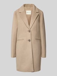 Slim Fit Mantel mit Woll-Anteil von Tom Tailor Denim Beige - 33