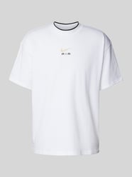 T-Shirt mit Label-Print von Nike Beige - 5