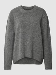 Gebreide pullover met ronde hals van Marc O'Polo Denim Grijs - 14