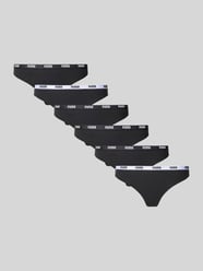 String met elastische band met label in een set van 6 stuks van Puma - 4