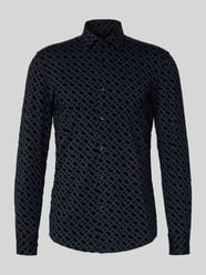 Slim fit zakelijk overhemd met kentkraag, model 'HANK' van BOSS - 10