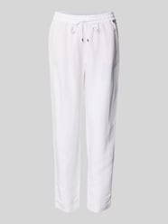 Straight Fit Stoffhose aus Viskose-Mix mit Leinen-Anteil von Marc Cain - 8