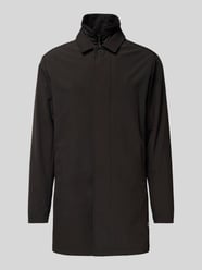 Lange jas met blinde knoopsluiting, model 'Philman' van Matinique - 35