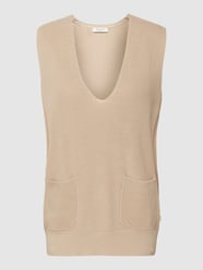 Pullunder mit Strukturmuster von MAERZ Muenchen Beige - 47
