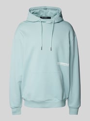 Oversized Hoodie mit Label-Print von Karl Lagerfeld Blau - 17