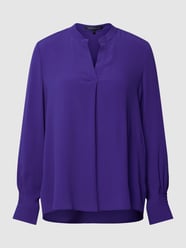 Bluse mit Seiden-Anteil und Trompetenärmeln von Luisa Cerano Lila - 9