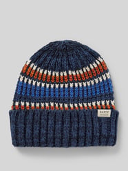 Beanie mit Label-Detail Modell 'TRAVVIS' von Barts Blau - 24