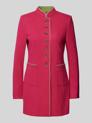 Lange blazer met knoopsluiting van WHITE LABEL Fuchsia - 7