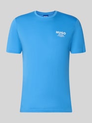 t-shirt o kroju regular fit z czystej bawełny model 'Nesptee' od HUGO Blue - 26