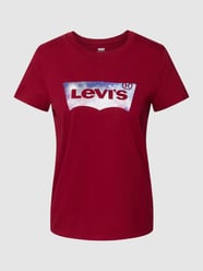 T-Shirt mit Label-Print von Levi's® Bordeaux - 18