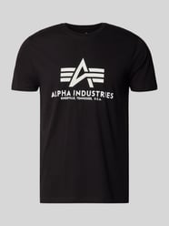 T-shirt z nadrukiem z logo od Alpha Industries - 3