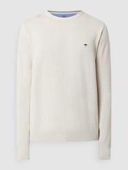 Pullover aus Baumwolle  von Fynch-Hatton Weiß - 41