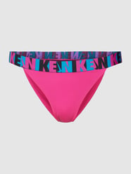 Bikinibroekje met labelprint van NIKE TRAINING Fuchsia - 10