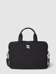 Laptoptasche mit Label-Applikation von Karl Lagerfeld Schwarz - 5