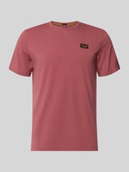 t-shirt z detale z logo i okrągły dekolt od PME Legend - 13