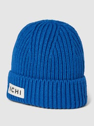 Beanie mit Label-Detail Modell 'AEMMA' von ICHI Blau - 18