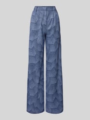 Wide Leg Bundfaltenhose mit Gürtelschlaufen Modell 'CASTA2' von Marella Blau - 30