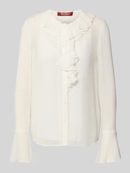 Regular fit blouse met lange mouwen met top van pure zijde van Max Mara Studio - 16