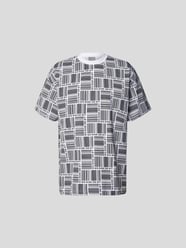 T-Shirt mit Allover-Muster von VTMNTS Weiß - 27