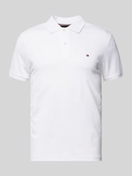 Regular Fit Poloshirt mit Logo-Stitching von Tommy Hilfiger Weiß - 8