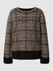 Strickpullover mit Allover-Muster von Betty Barclay Beige - 38