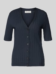 Slim fit cardigan van een mix van modal en katoen van Marc O'Polo - 44