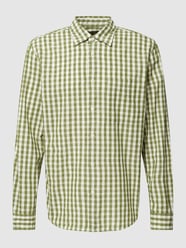 Regular fit vrijetijdsoverhemd met ruitmotief van Marc O'Polo Groen - 17