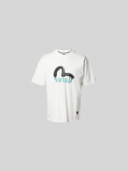 Regular Fit T-Shirt mit Label-Print von Evisu - 21