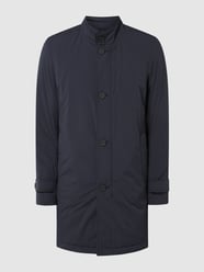 Lange jas met wattering - 'Futureflex' van Pierre Cardin Blauw / turquoise - 37