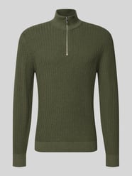 Regular Fit Troyer aus reiner Baumwolle von Christian Berg Men - 3