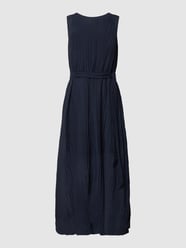 Midi-jurk met strikceintuur van ARMANI EXCHANGE Blauw - 33
