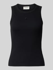 Tanktop in riblook model 'Philips' van Carhartt Work In Progress - 21