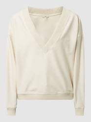 Bluza z obniżonymi ramionami  od edc By Esprit Beżowy - 47