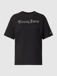 T-Shirt mit Label-Strasssteinbesatz Modell 'GRUNGE' von Tommy Jeans Schwarz - 20